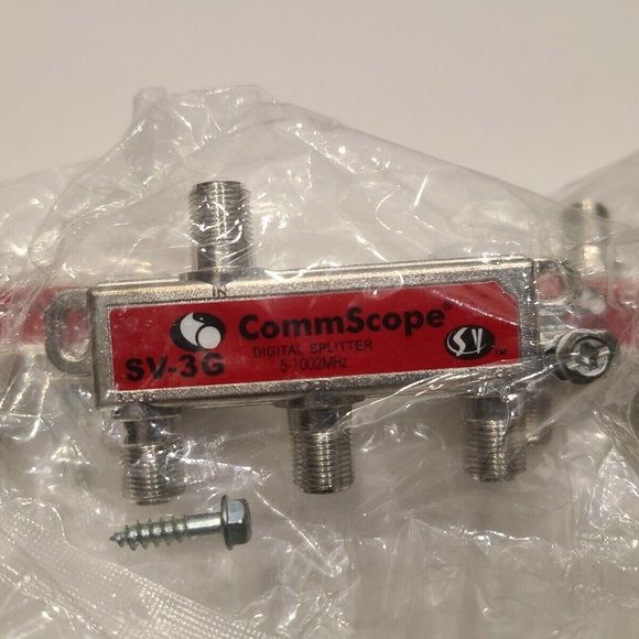 COMMSCOPE 3 WAY COAX RG6 SPLITTER. LOT 10 PC - Picture 1 of 2